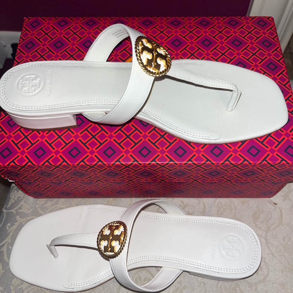 Tory Burch Braided Benton Thong Sandal